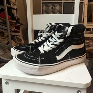 Black high top vans